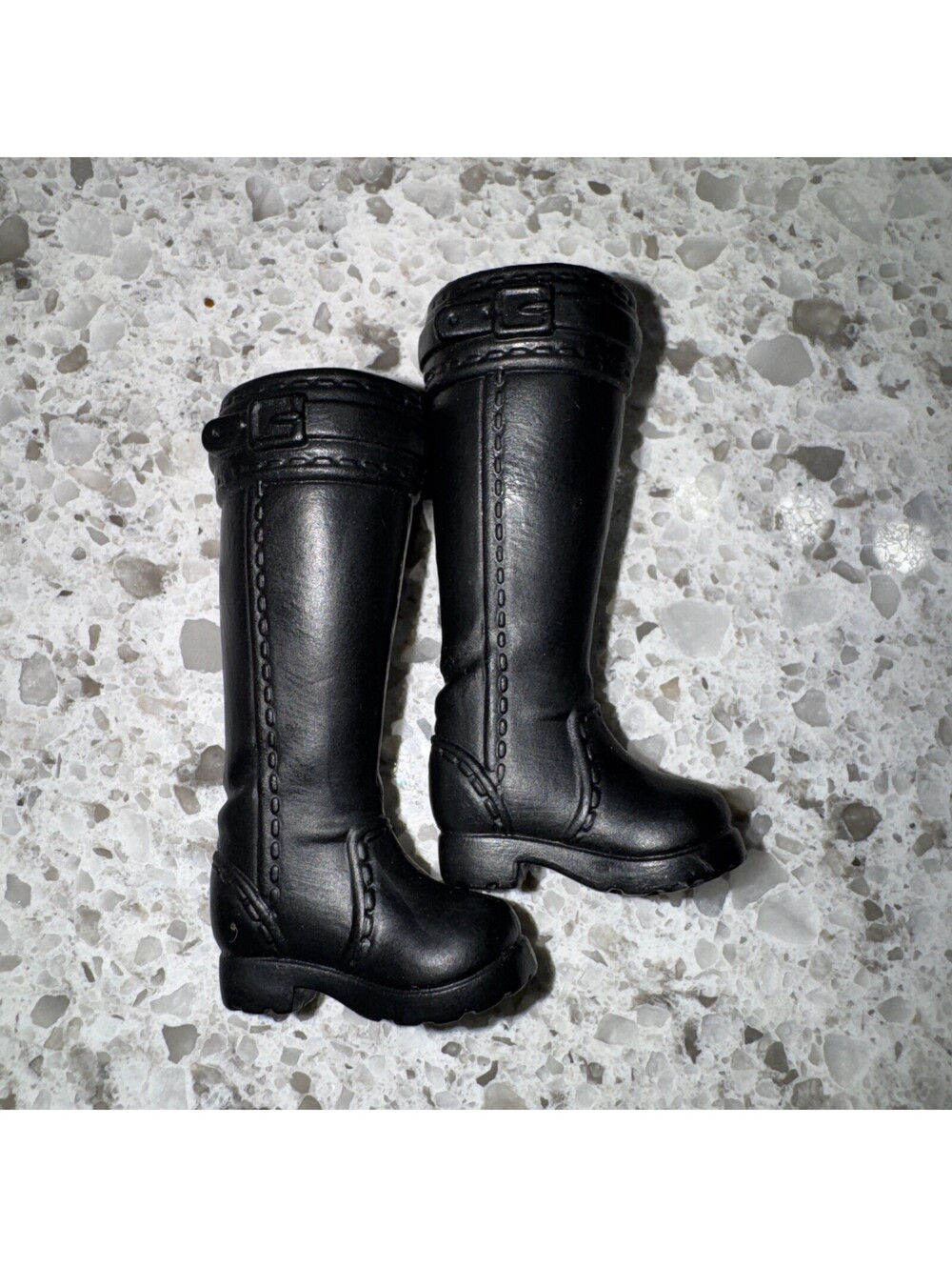 Barbie’s Sister Stacie Black Equestrian Riding Boots From Camping Fun Horse Set